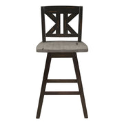 Amsonia - Swivel X-Back Counter Height Chair (Set of 2)