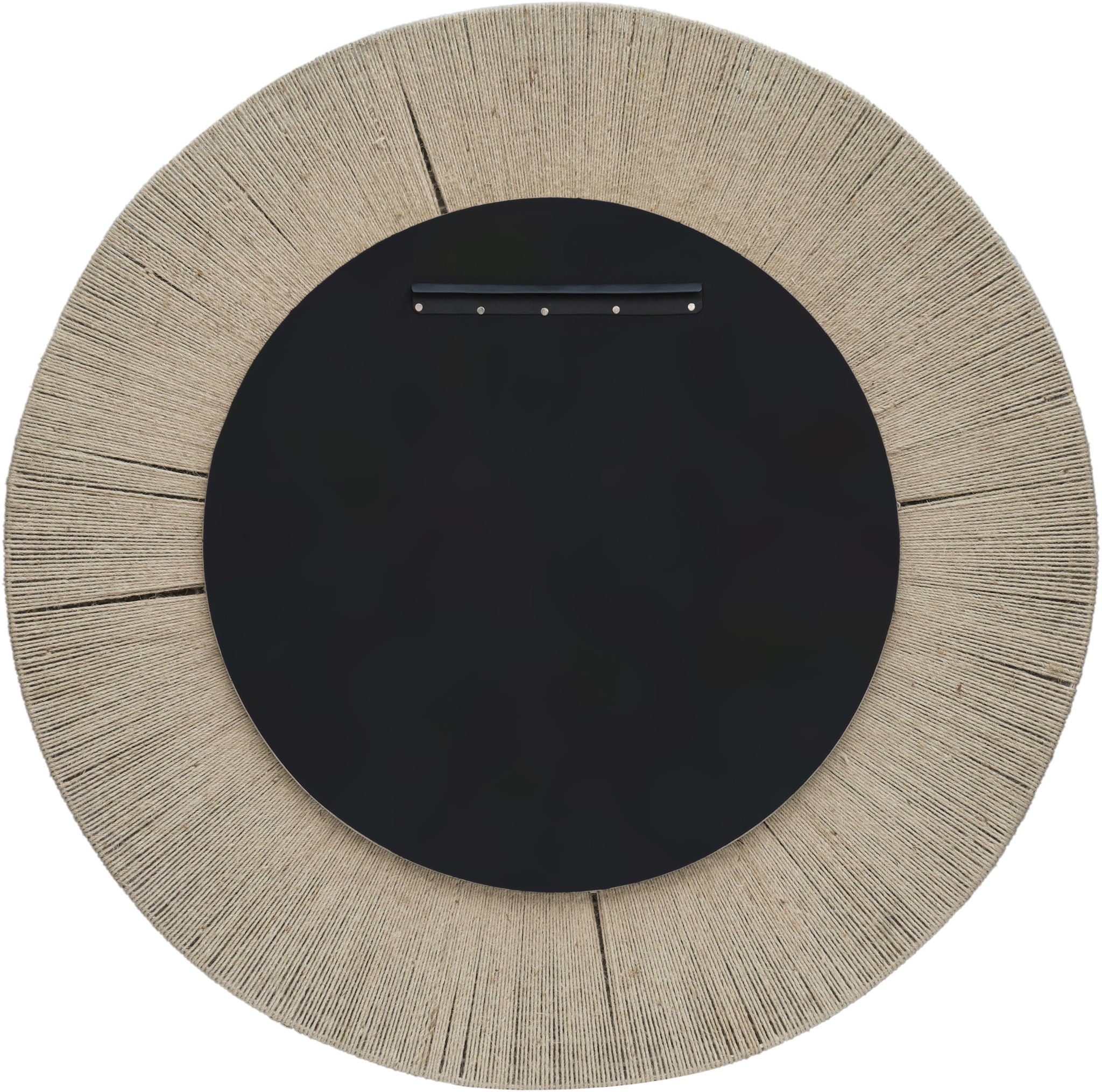 Meadow - Round Jute Rope Framed Mirror