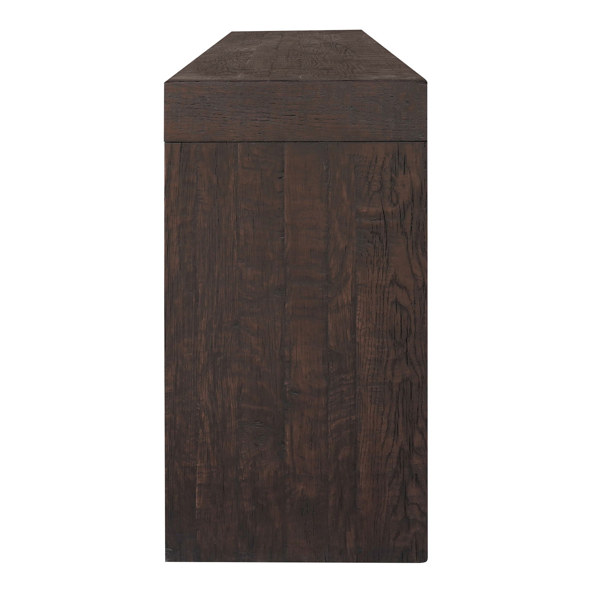 Evander - Console Table - Rustic Brown