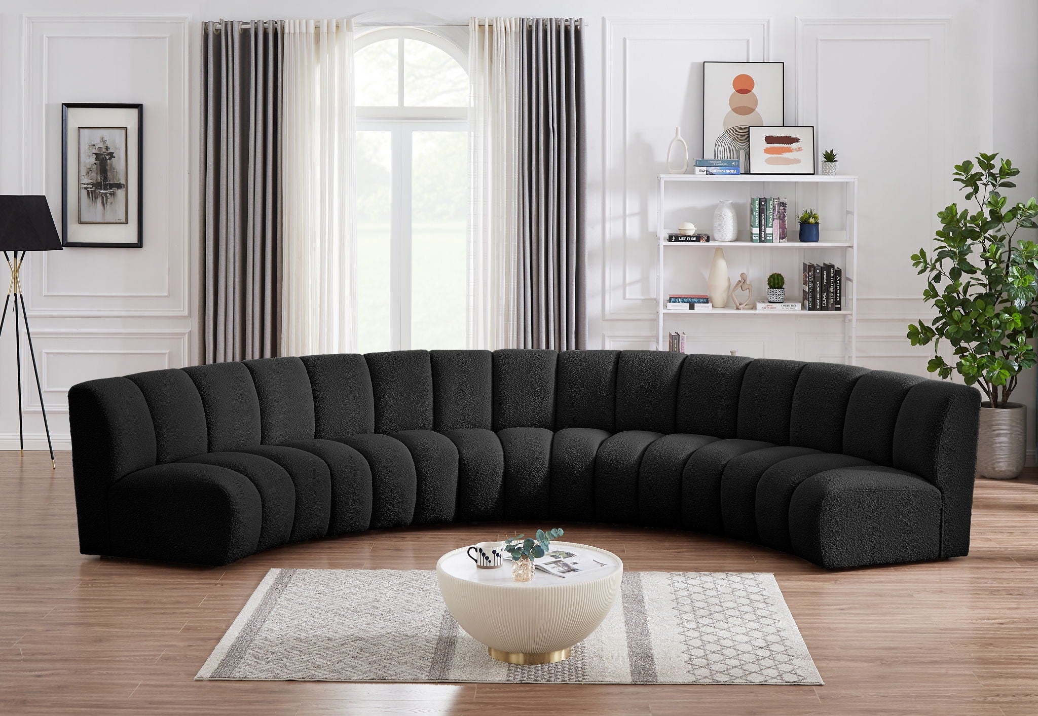 Infinity - 5 Piece Boucle Modular Sectional