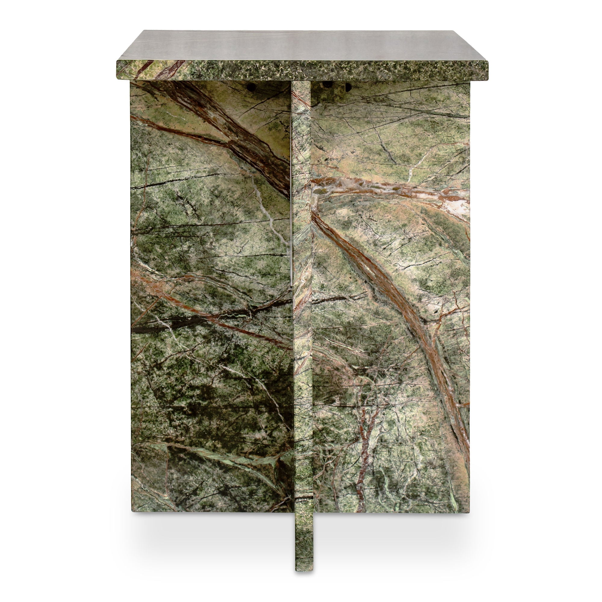 Blair - Accent Table - Rainforest / Green Marble
