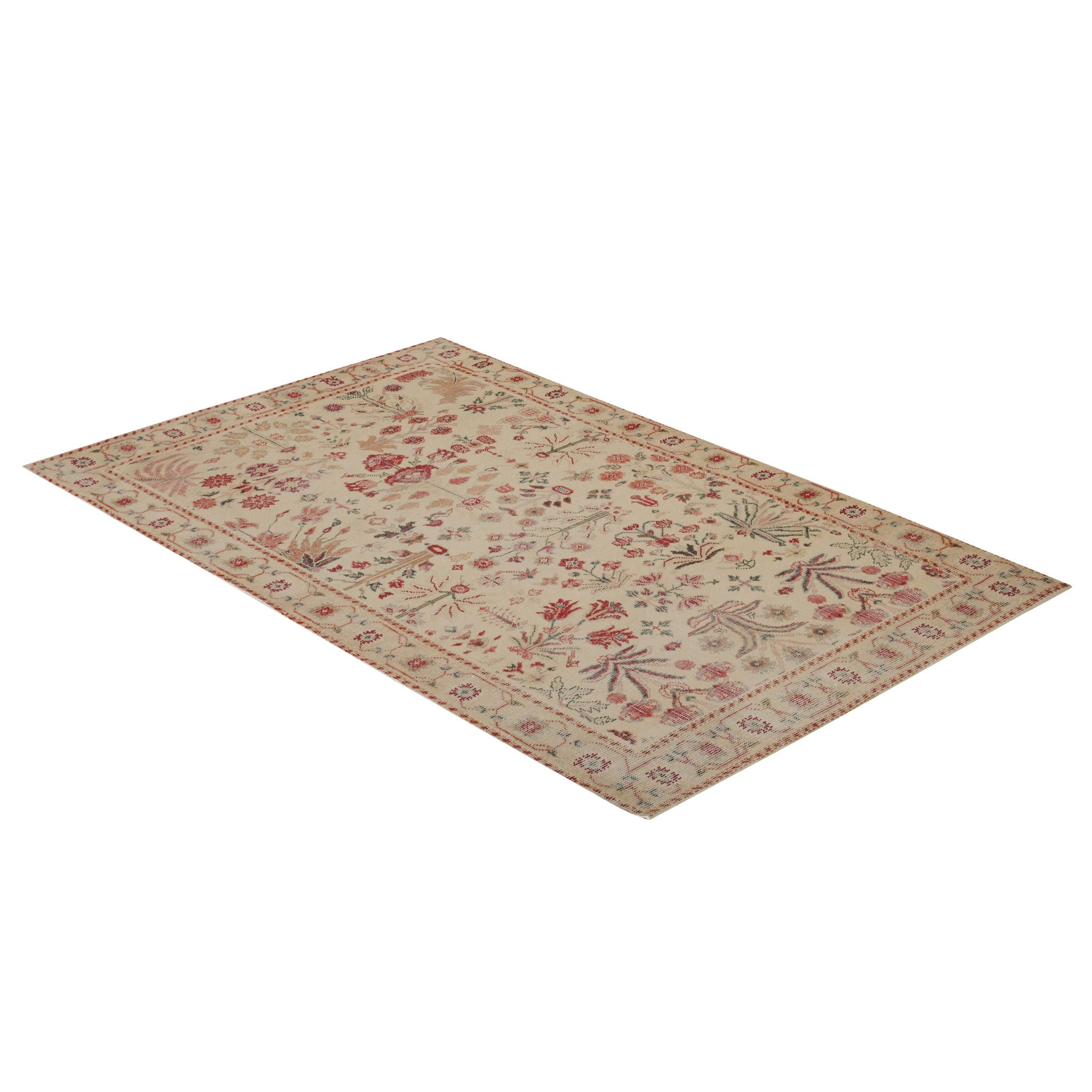 Jardin - 5' x 8' Hand Woven Wool Area Rug - Brown