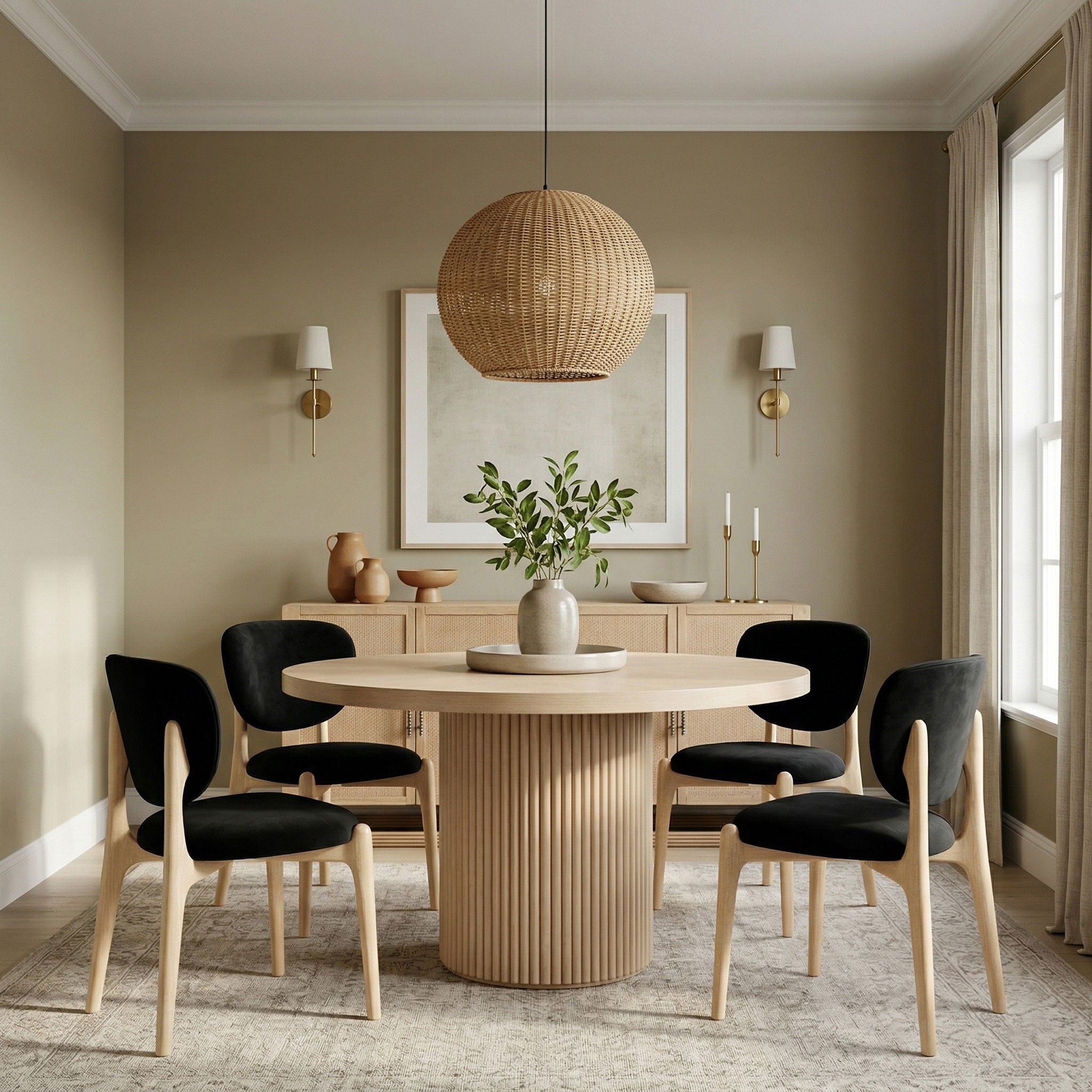 Velora - Upholstered Dining Chair (Set of 2) - Natural Base