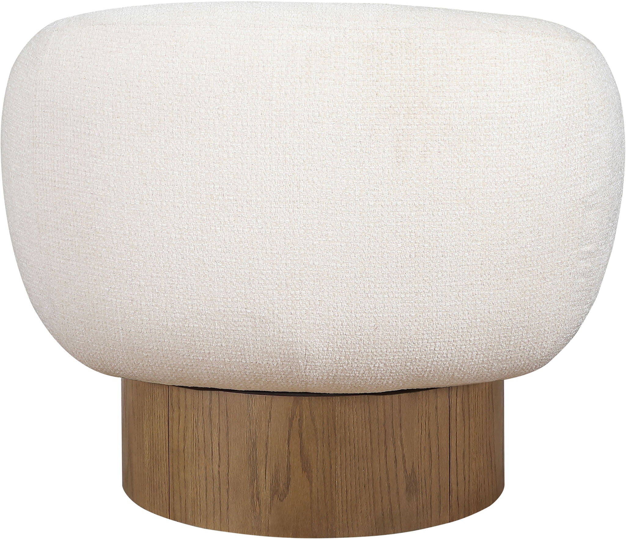 Avella - Interwoven Fabric Swivel Accent Chair