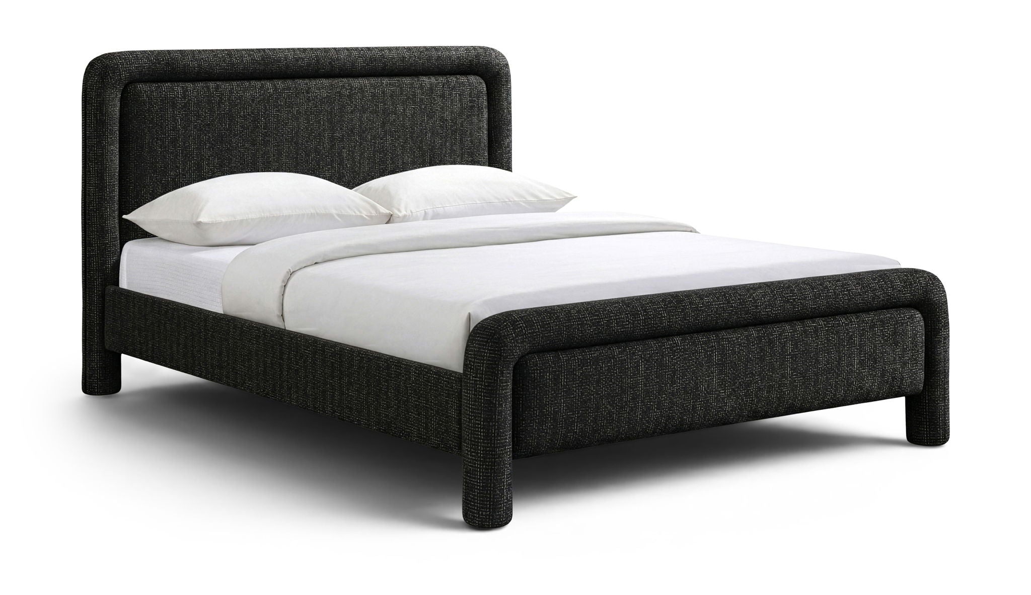 Baylor - Fabric With Interwoven Chenille Upholstered Bed