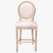 French Country Bar Chairs & Round Back (Set of 2)