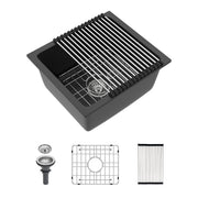 Modern Quartz Kitchen Sink Undermount Granite Composite
