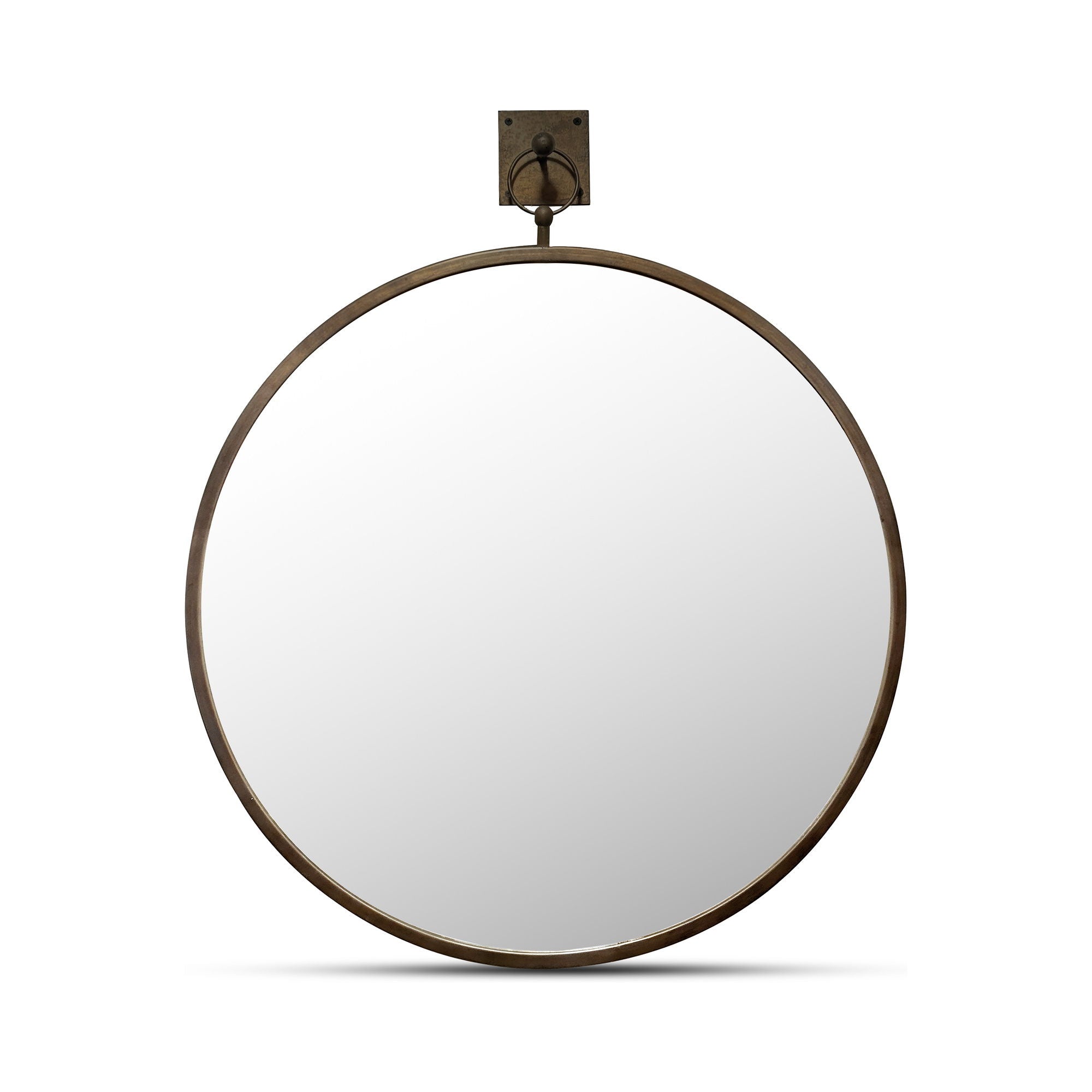 Cameo - Mirror - Aged Brass