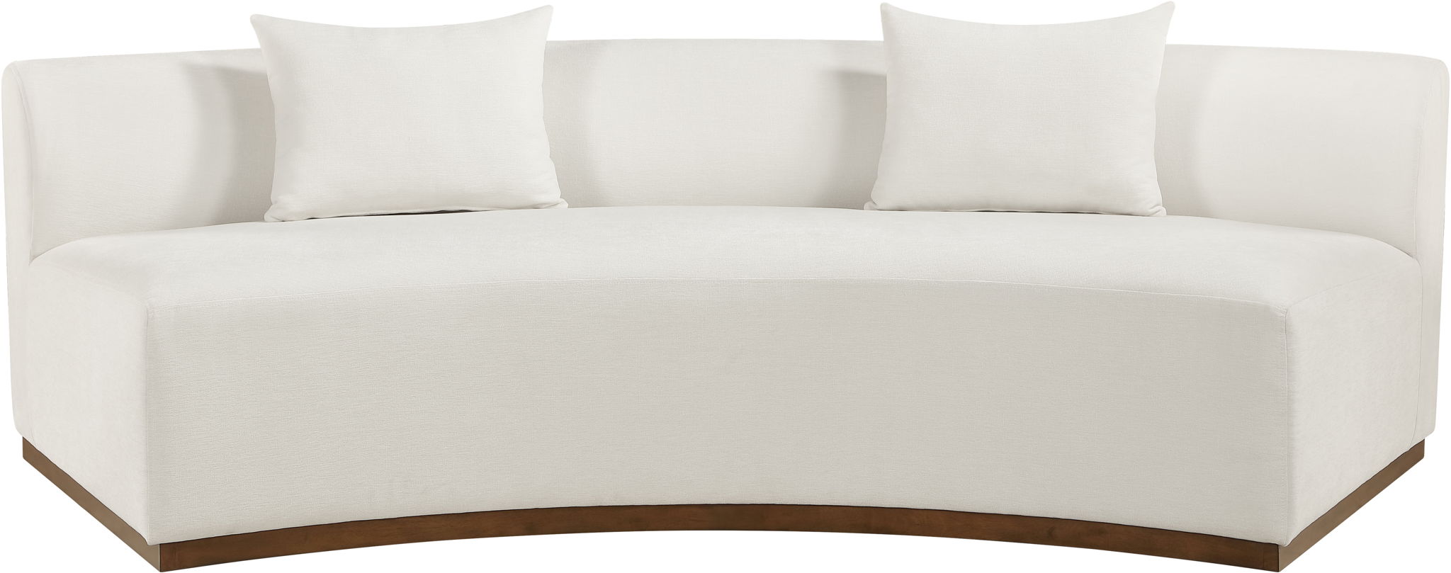 Avanti - 104" Chenille Fabric Upholstered Sofa