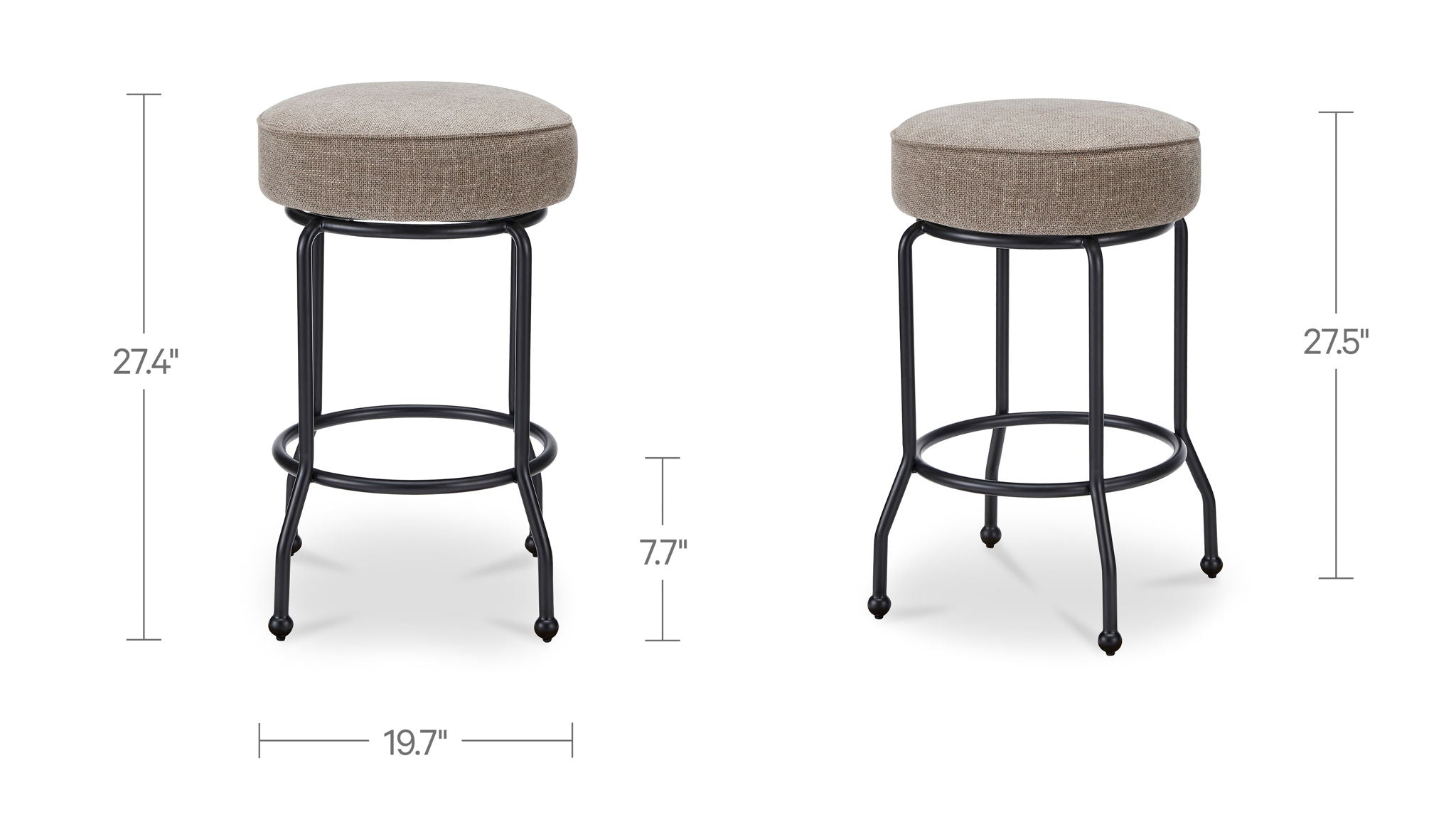 Kelsey - Counter Height (24"-27") - Light Brown