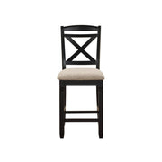 Baywater - Counter Height Chair (Set of 2) - Beige / Black