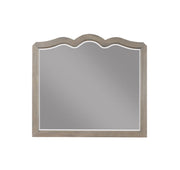 Scallop Shaped Mirror - White Poplar