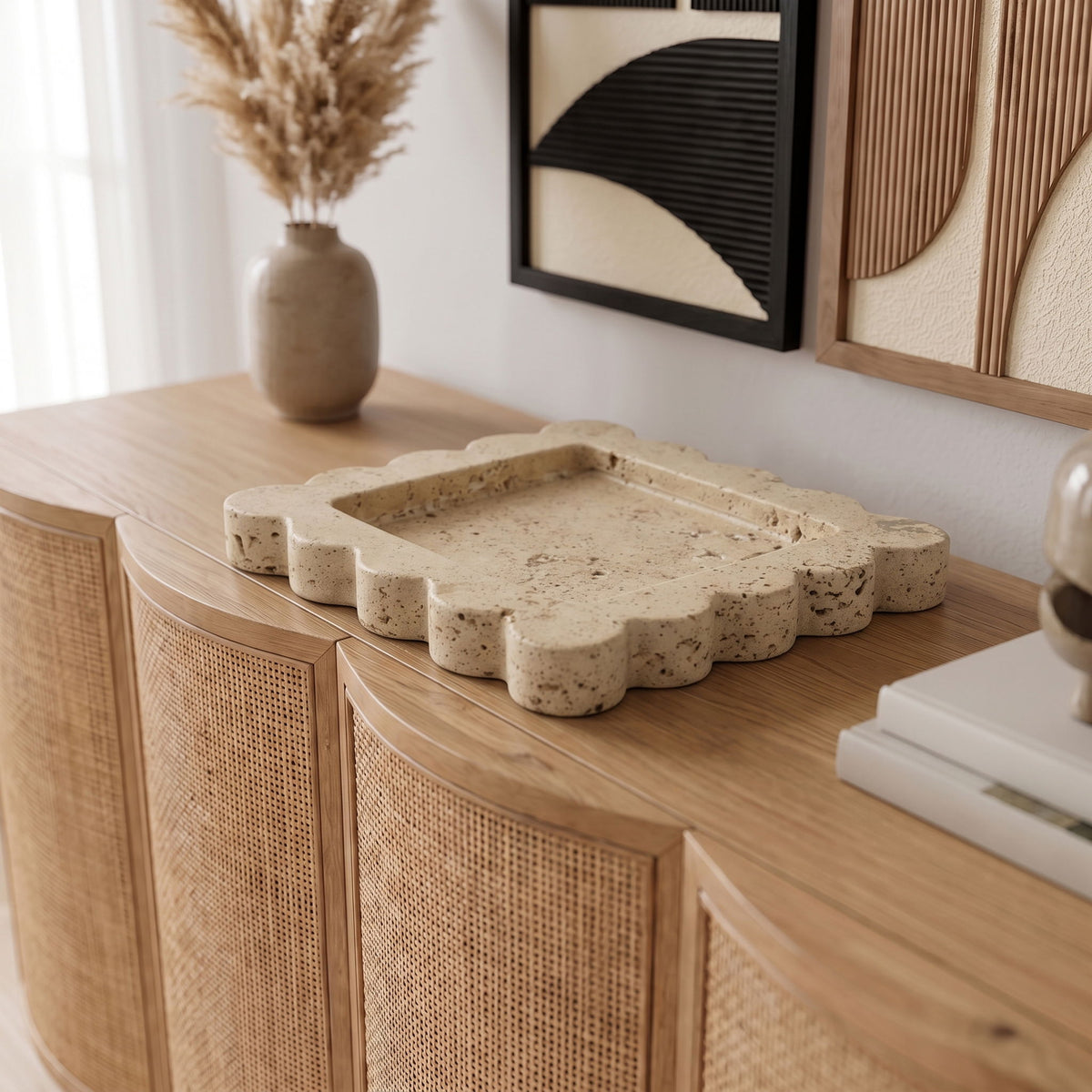 Natalie - Travertine Tray