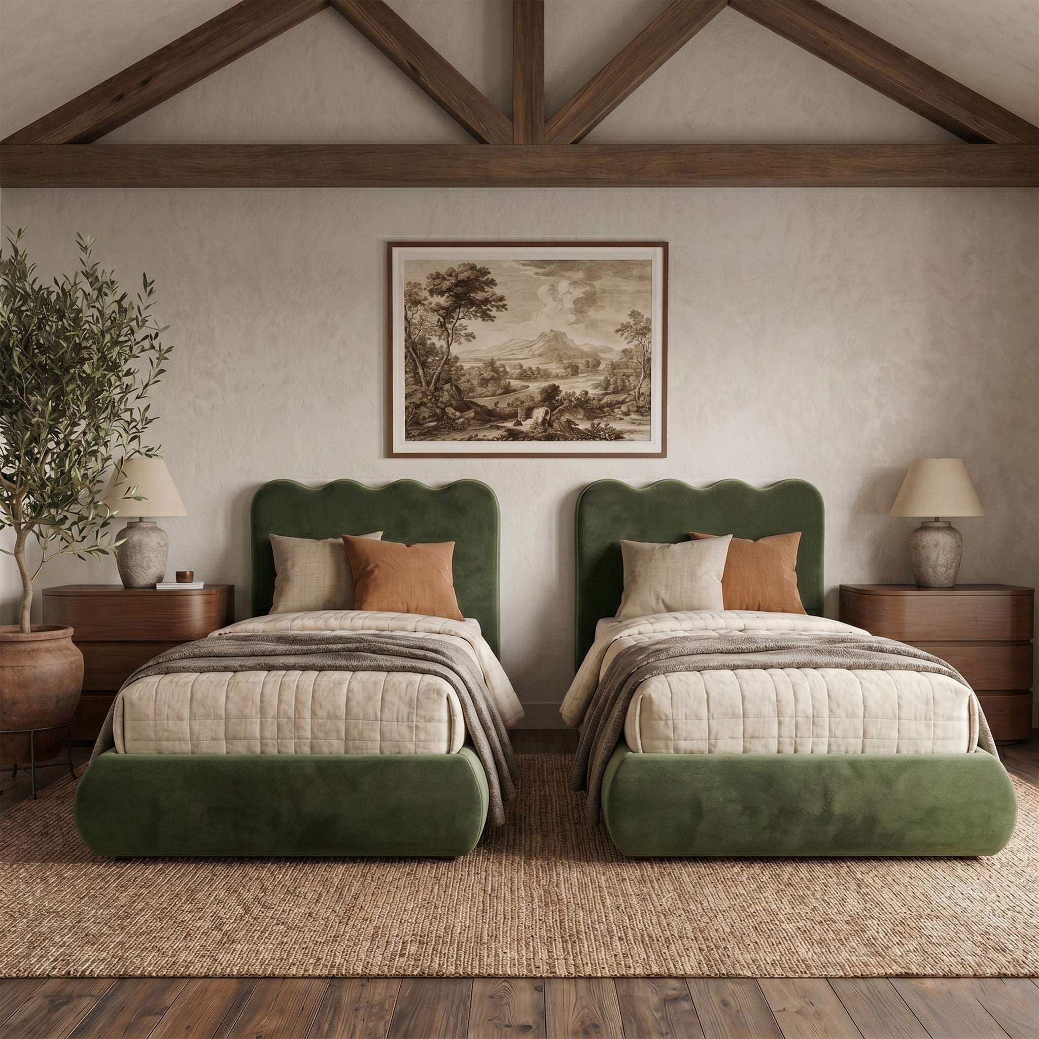 Tempo - Velvet Upholstered Bed