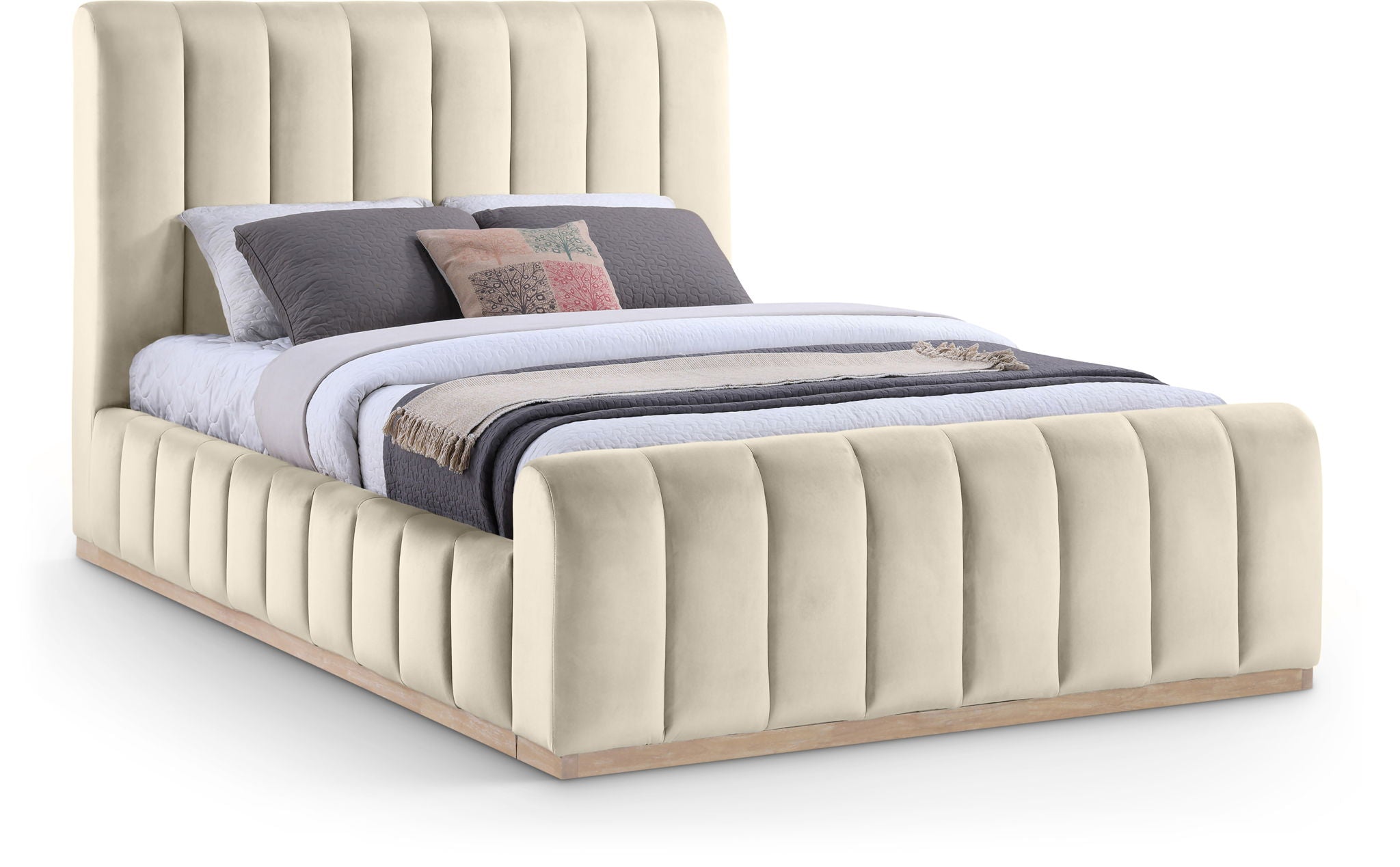 Amara - Velvet Bed