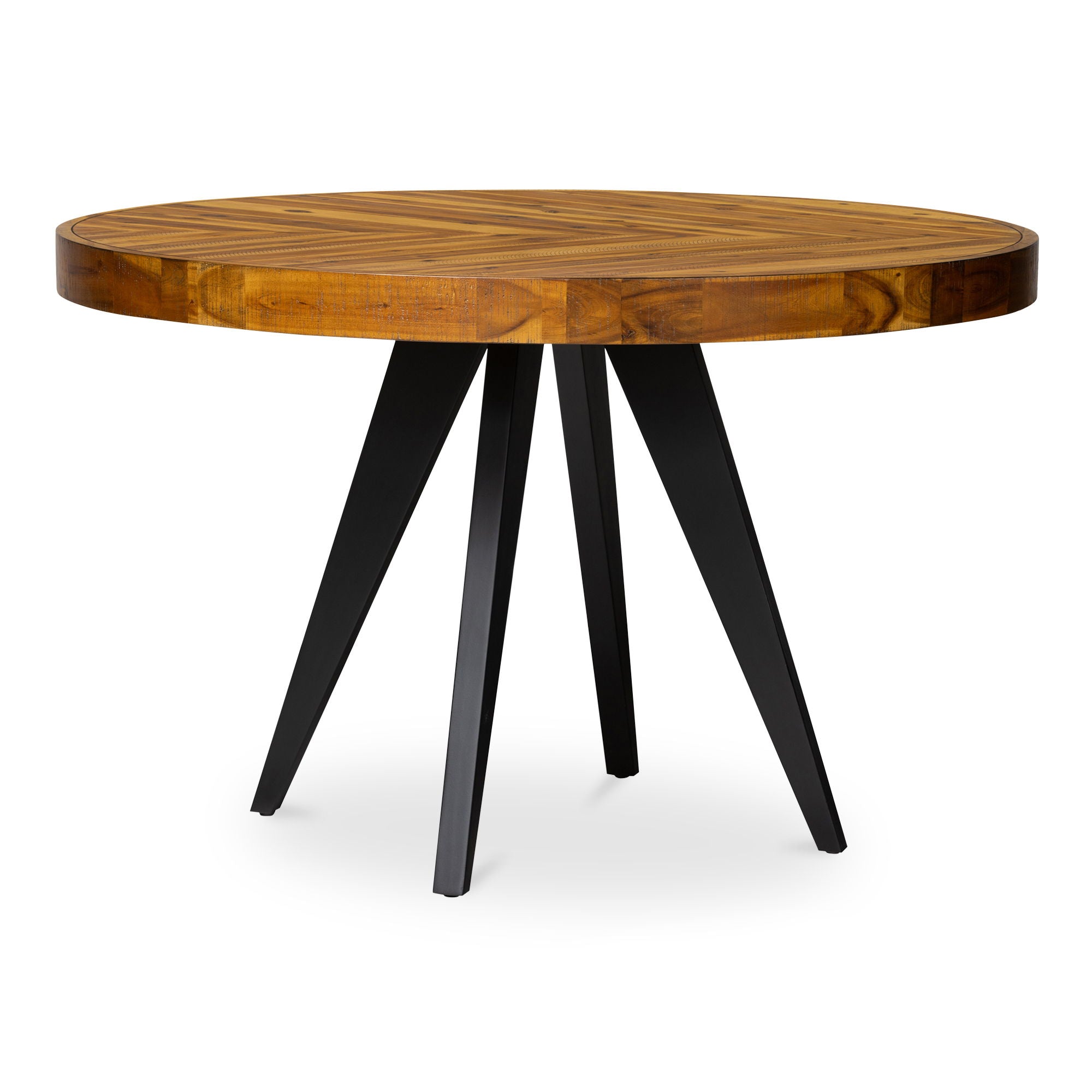Parq - 48" Round Dining Table - Amber