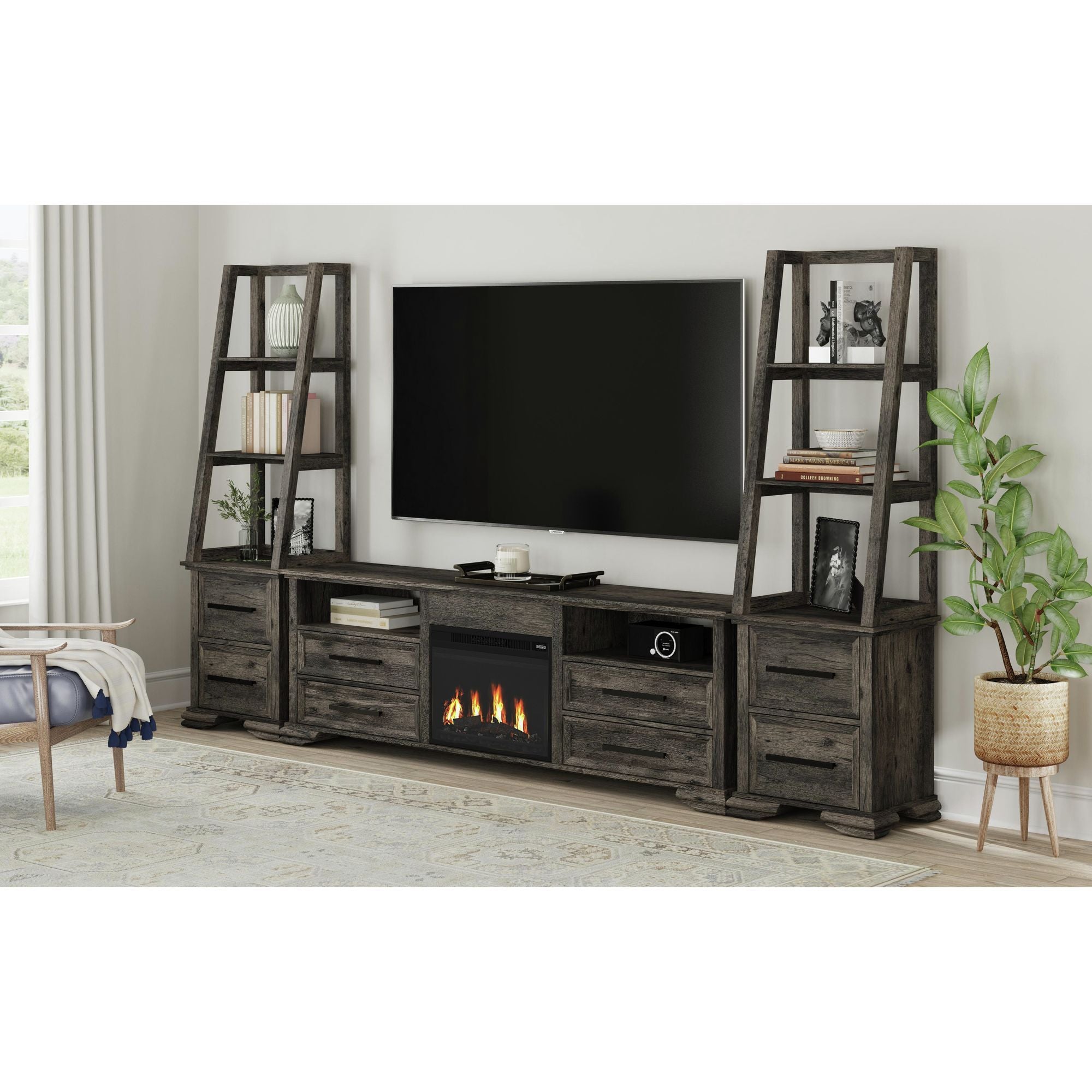 Park Ridge - Side Piers - Charcoal