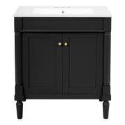 Bathroom Vanity Cabinet With Sink, Soft Close Doors, Storage Cabinet