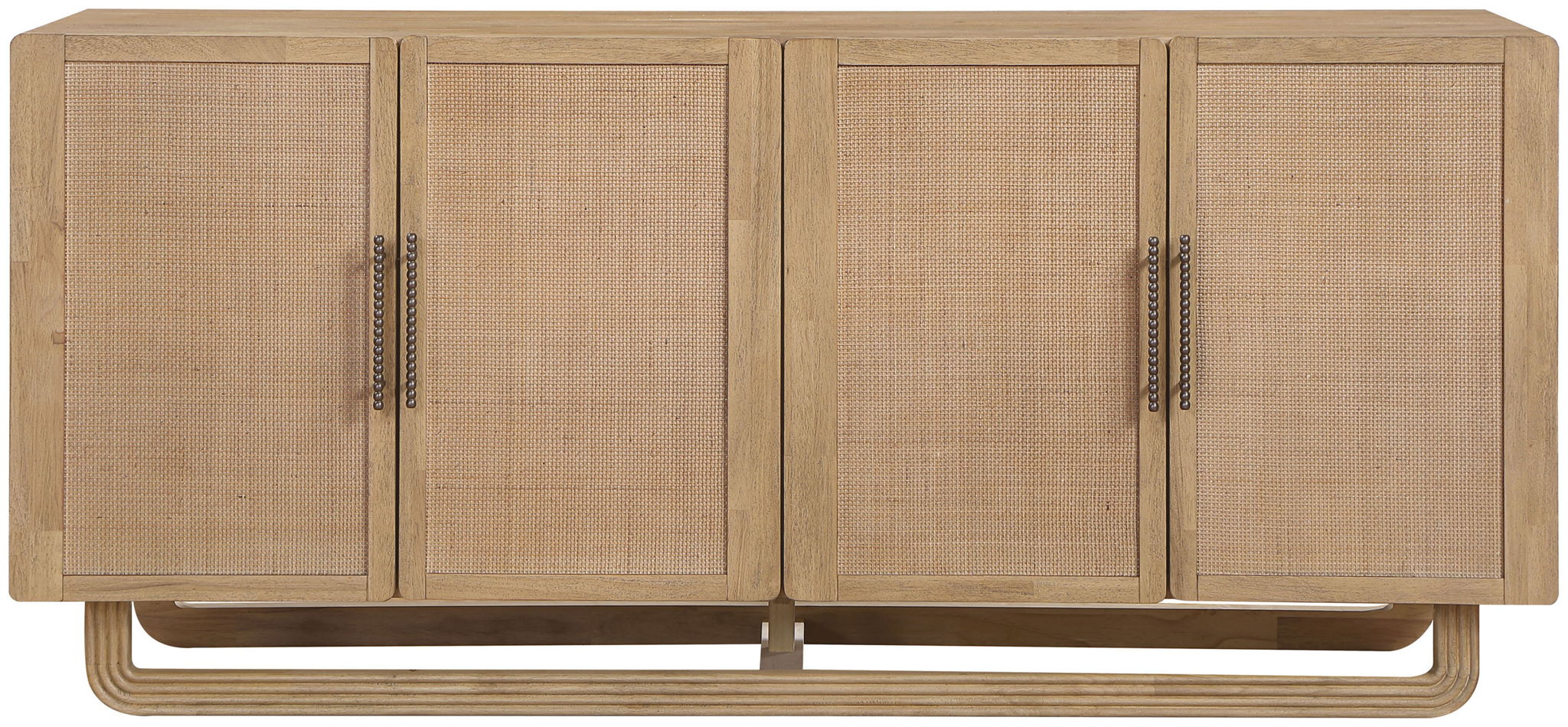 Sova - Solid Wood, Oak Veneer And Stainless Steel Sideboard/Buffet