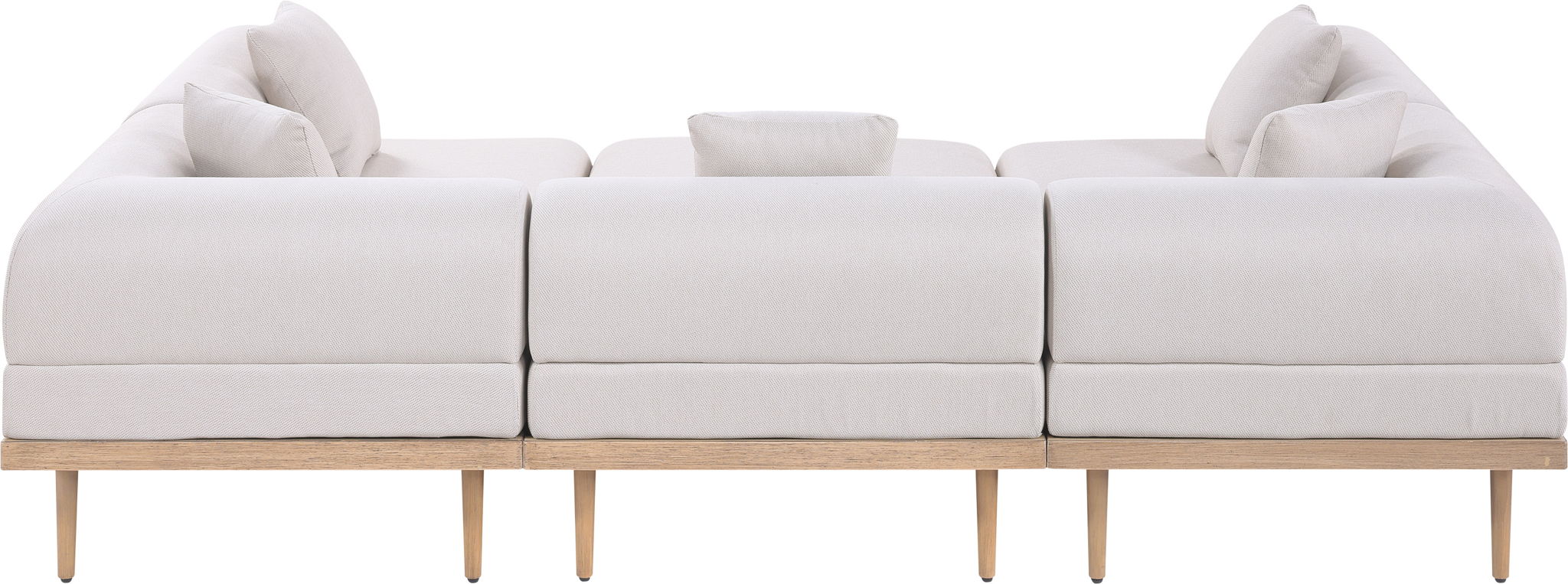 Laguna - 6 Piece 142" Outdoor Patio Modular Sectional