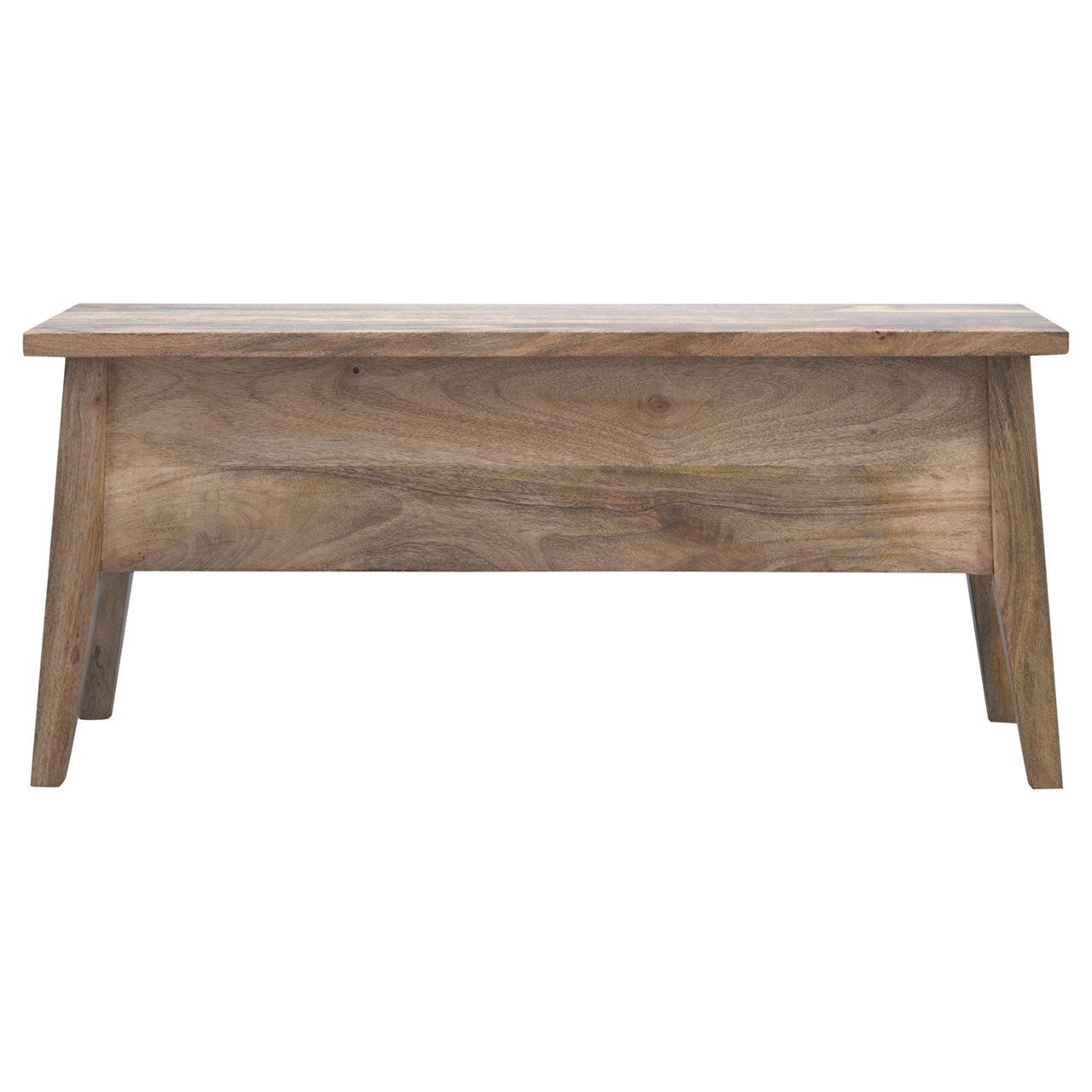 Lid Up Storage Bench - Oak