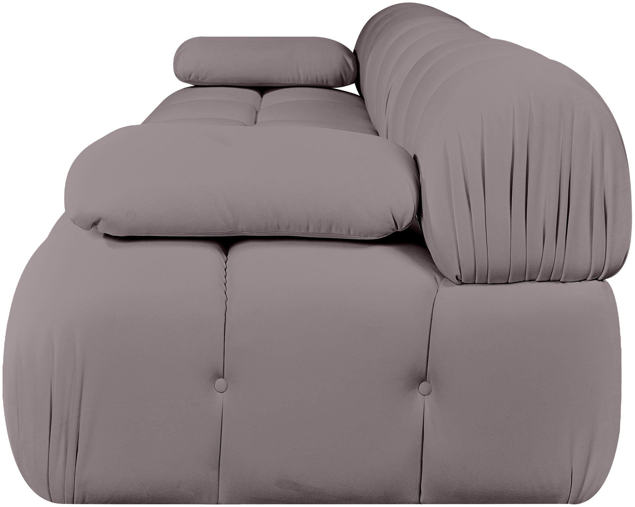 Orin - Velvet 3 Piece Modular Sofa