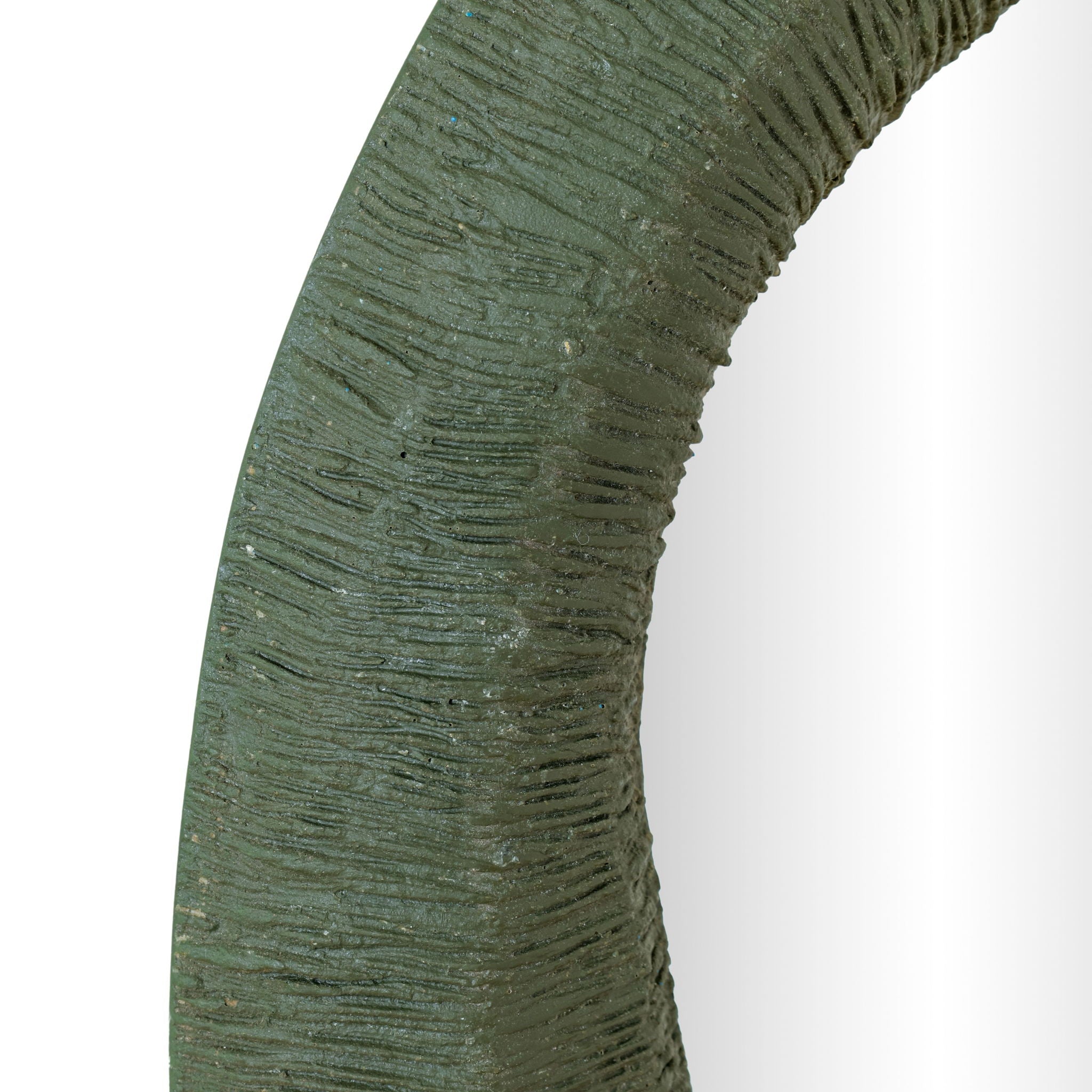 Orpheus - 22" x 28" Ribbed Fiberglass Thick Wall Mirror - Forest Green