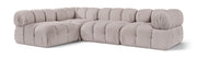 Orin - Fabric Velvet 4 Piece Modular Sectional