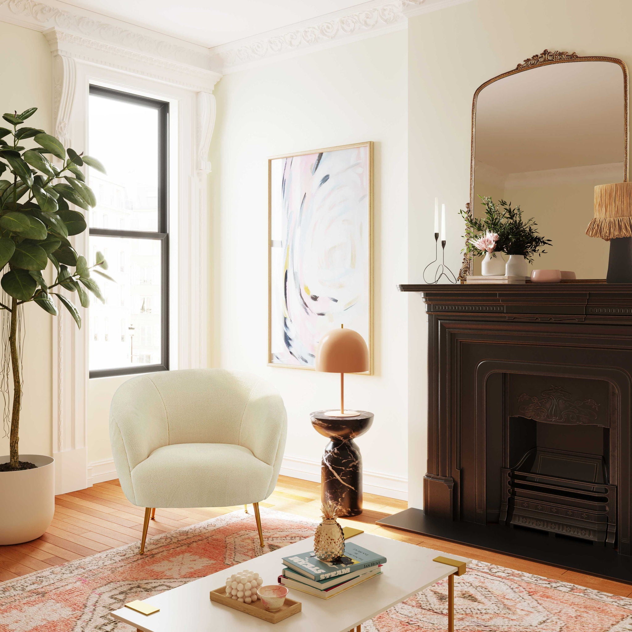 Rue - Marble Side Table