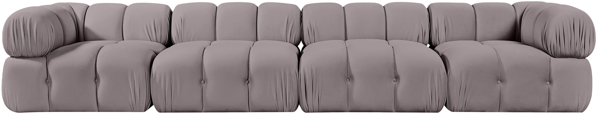 Orin - Fabric Velvet 4 Piece Modular Sofa
