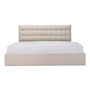 Sebastion - Queen Storage Bed - Cream