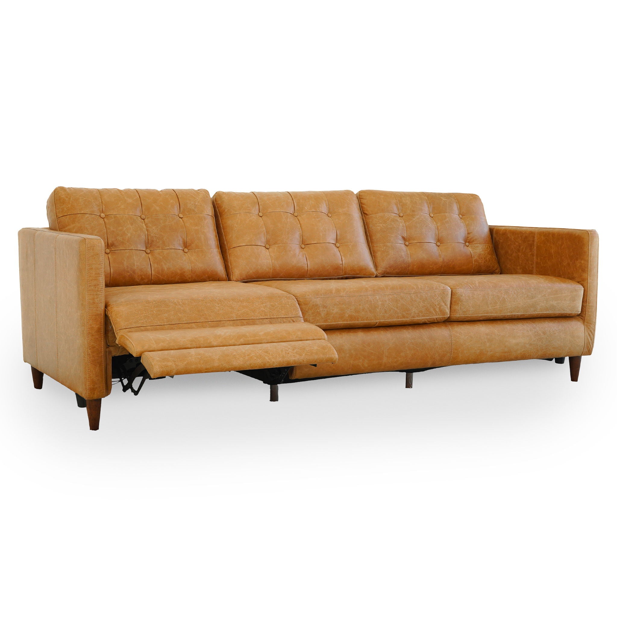 Christopher - Electric Inclining Sofa Left Facing - Tan