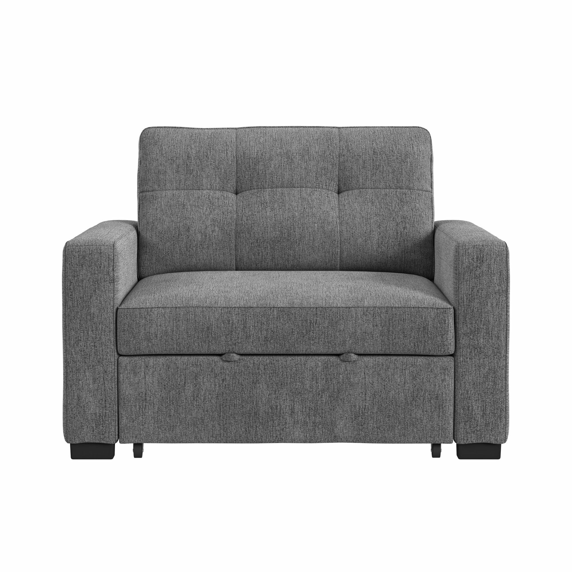 Homer - Klicklak Chair With Pull Out Bed - Clementine Gray