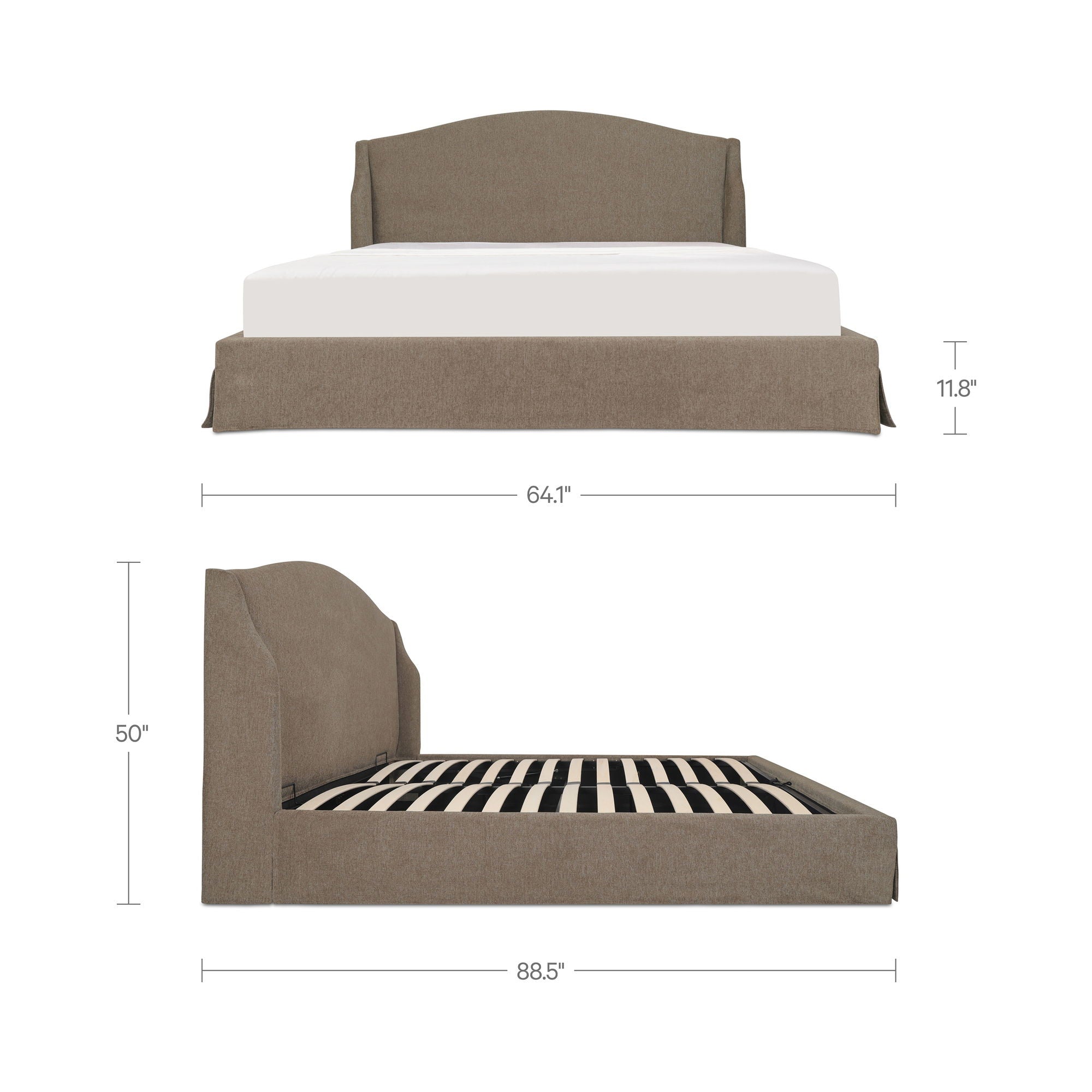 Weston - Queen Storage Bed - Brown