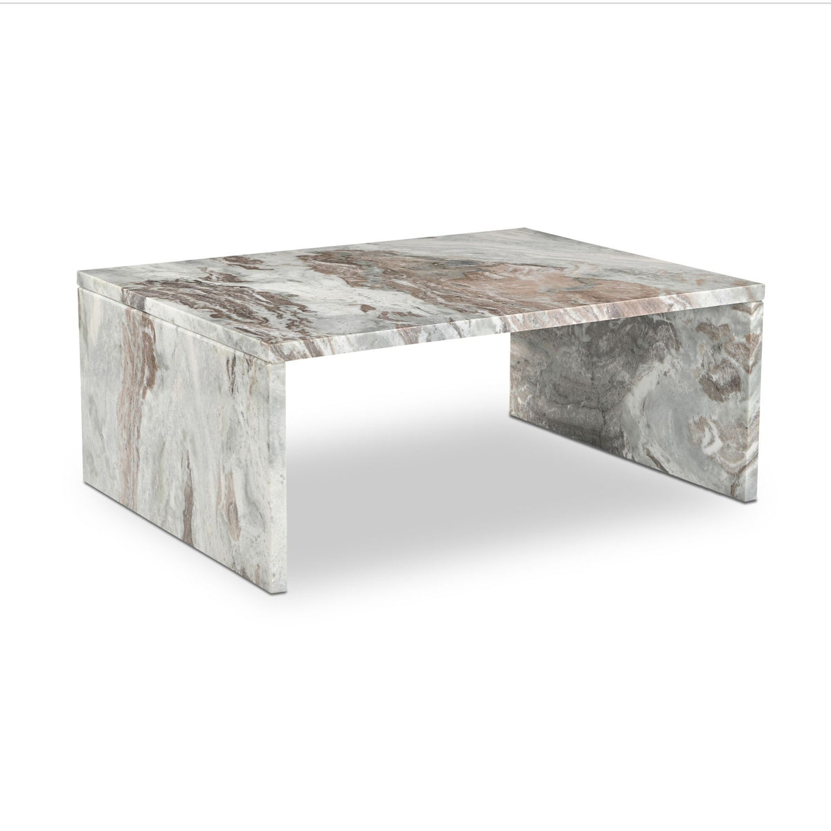 Rosa - Coffee Table Torrento Marble - Brown / Beige