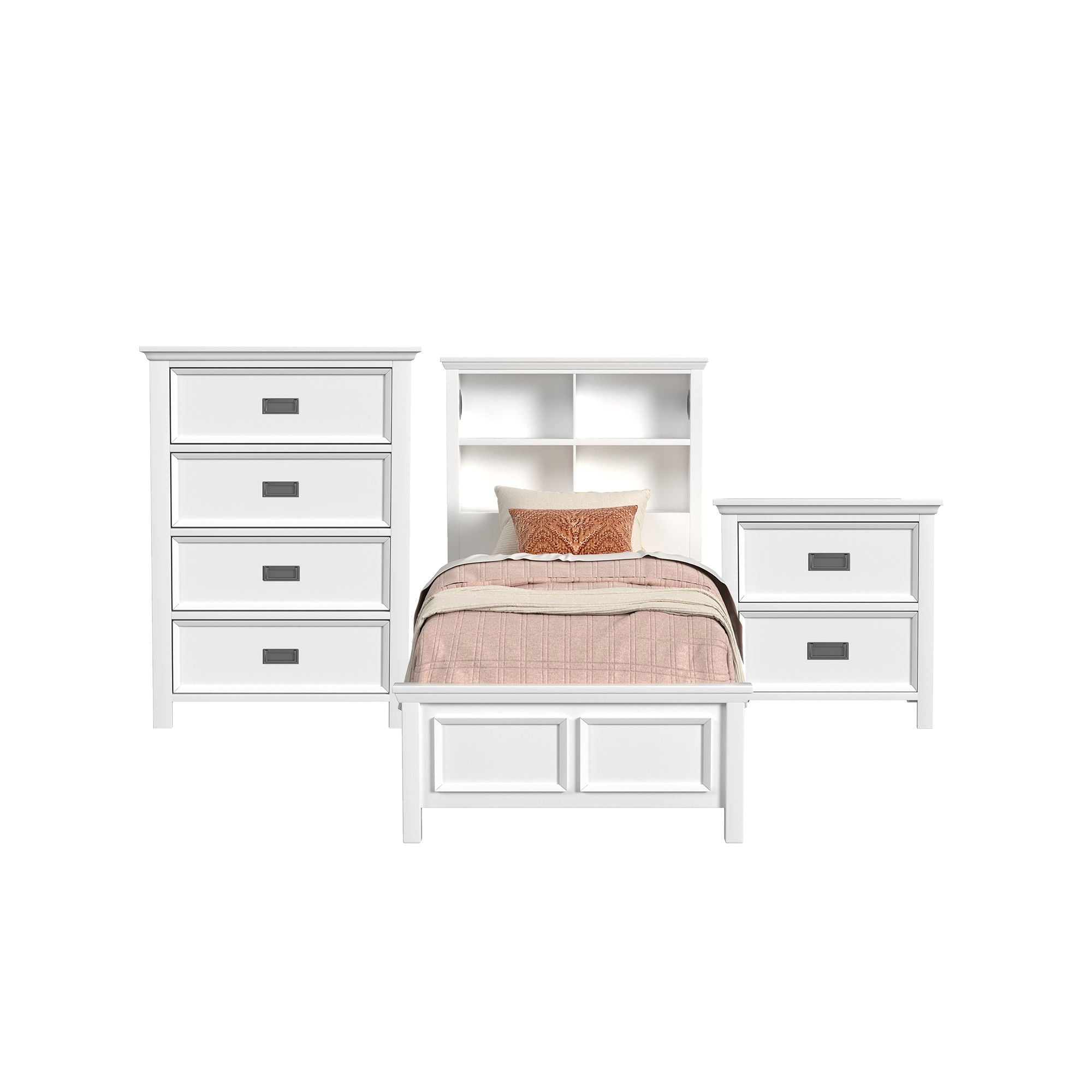 Hampton Kids - Bookcase Bedroom Set