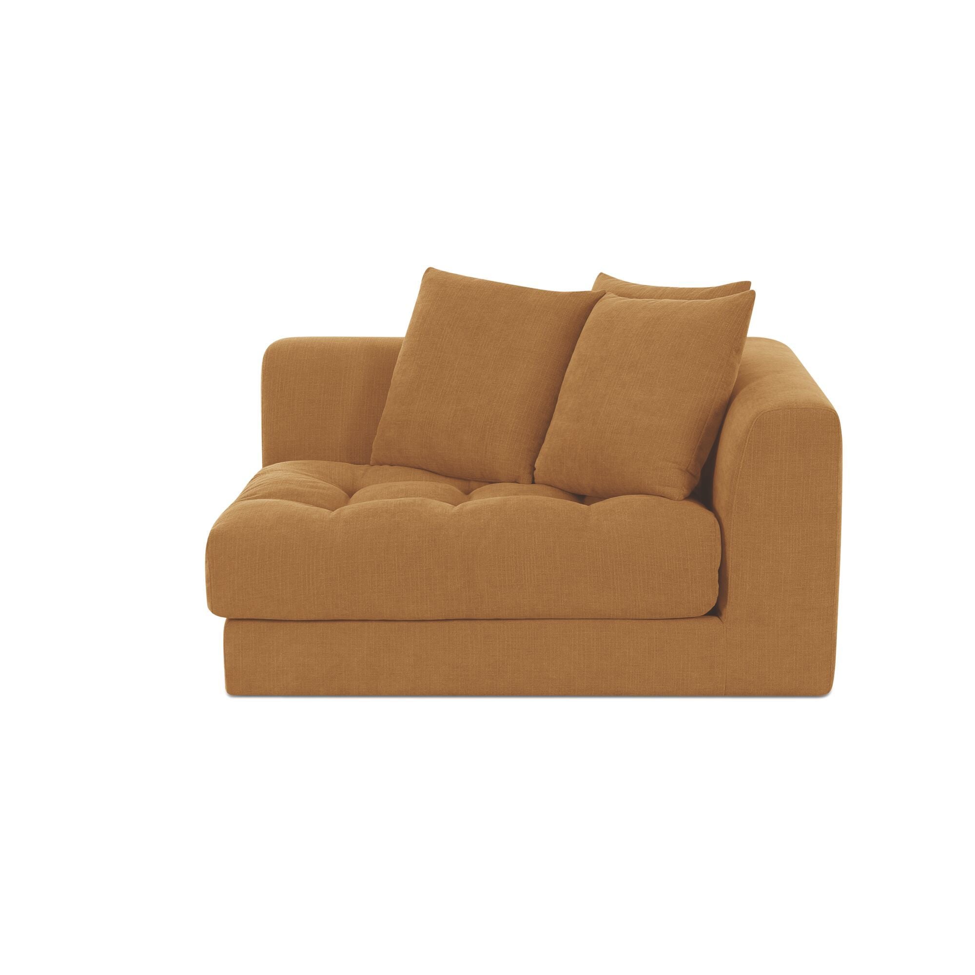 Davie - Corner Chair - Golden Yellow