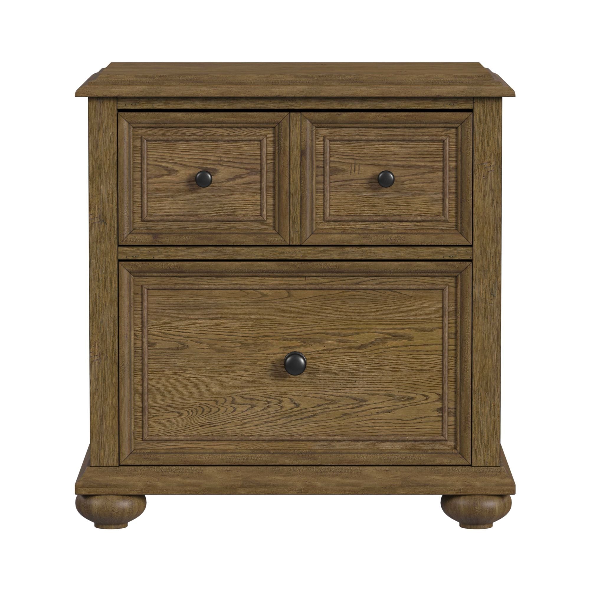 Heritage & Home - Nightstand With USBC - Oak Brown