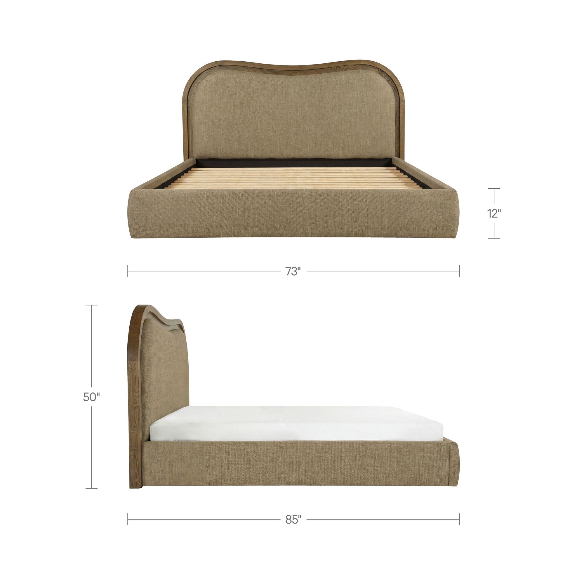 Camilla - Queen Bed - Green