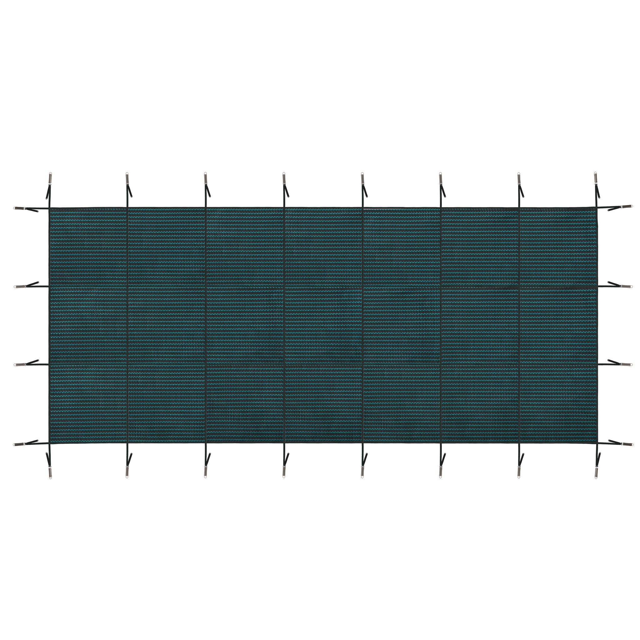 Rectangular Swimming Pool Safety Cover For Underground Pools - Green