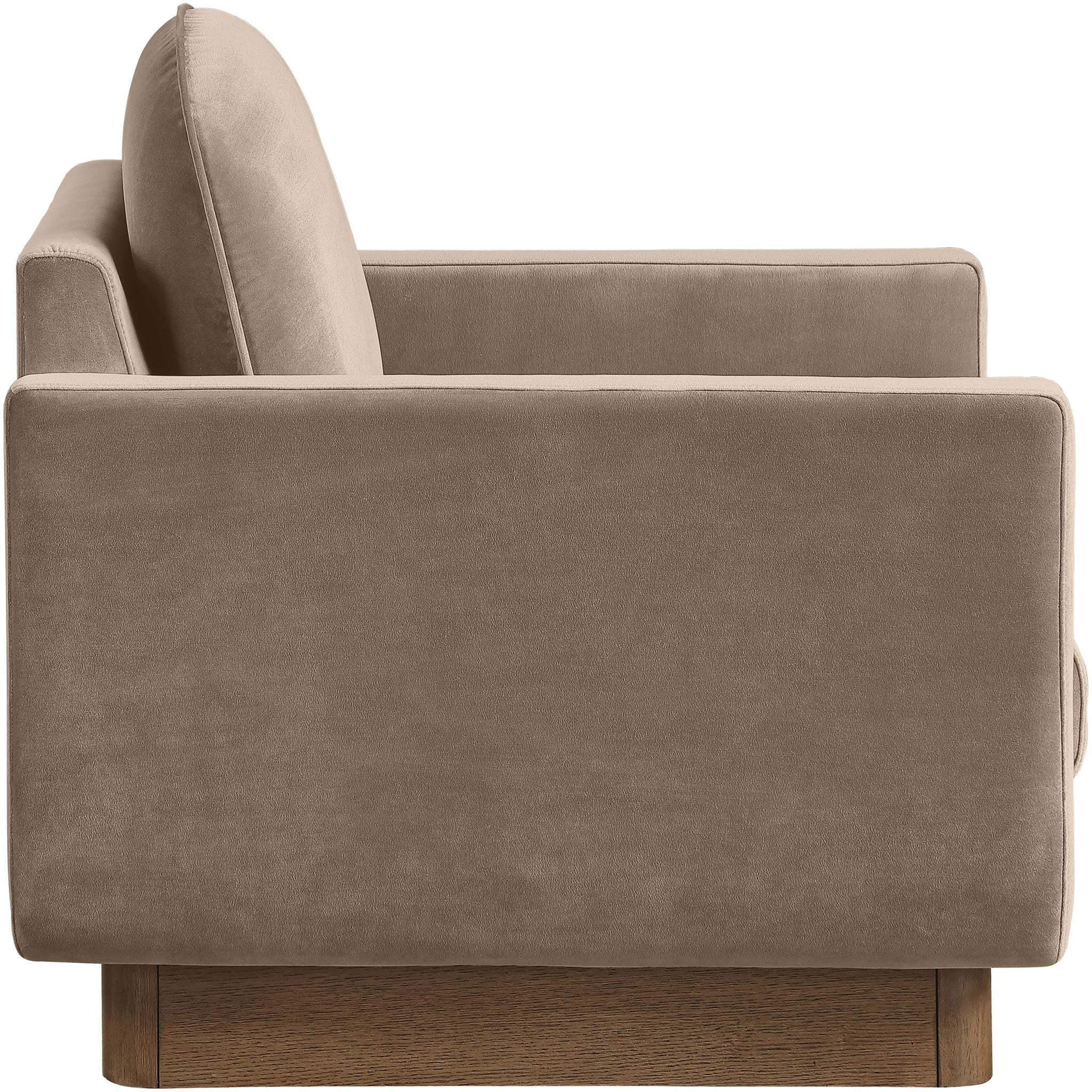 Diviento - Velvet Performance Fabric Upholstered Accent Chair