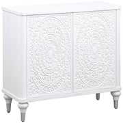 Angus - 2 Door Mandala Accent Cabinet - White