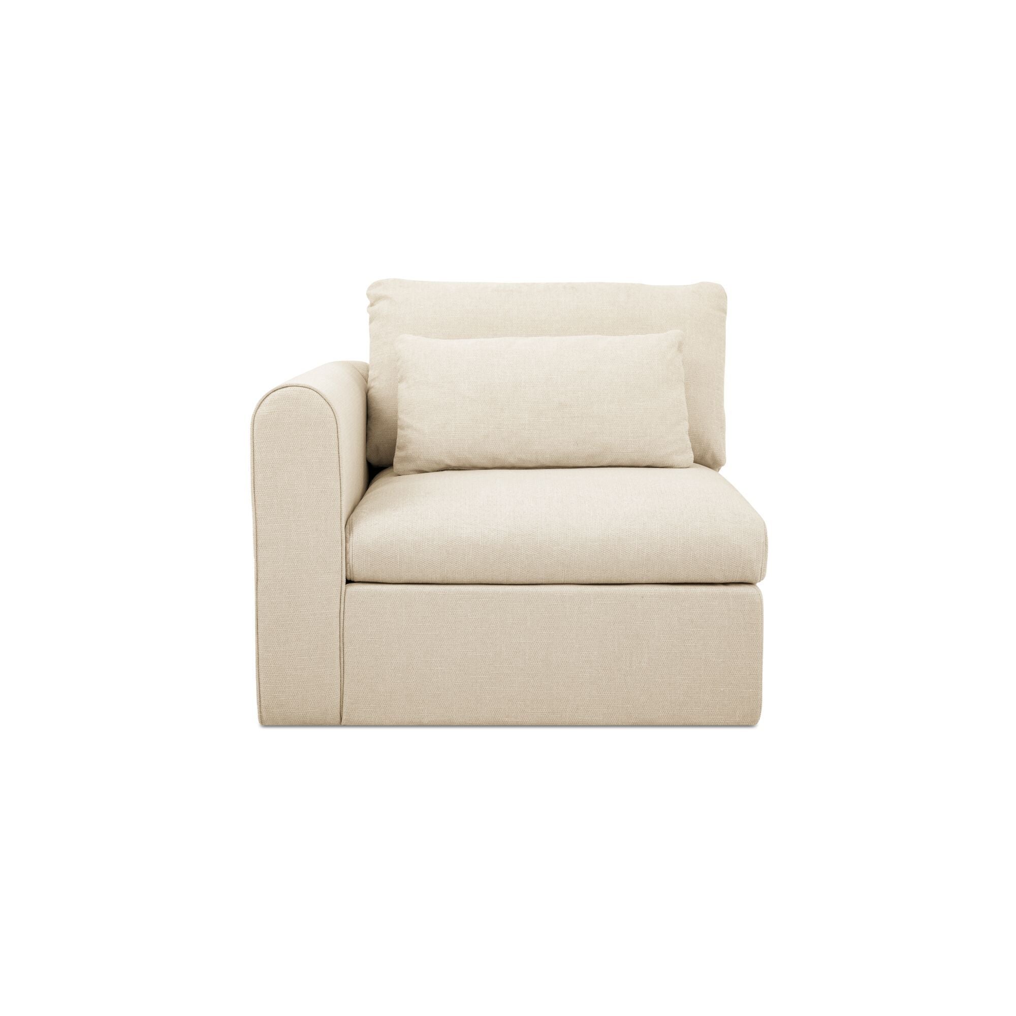 Swift - Left Arm Facing Chair - Light Beige