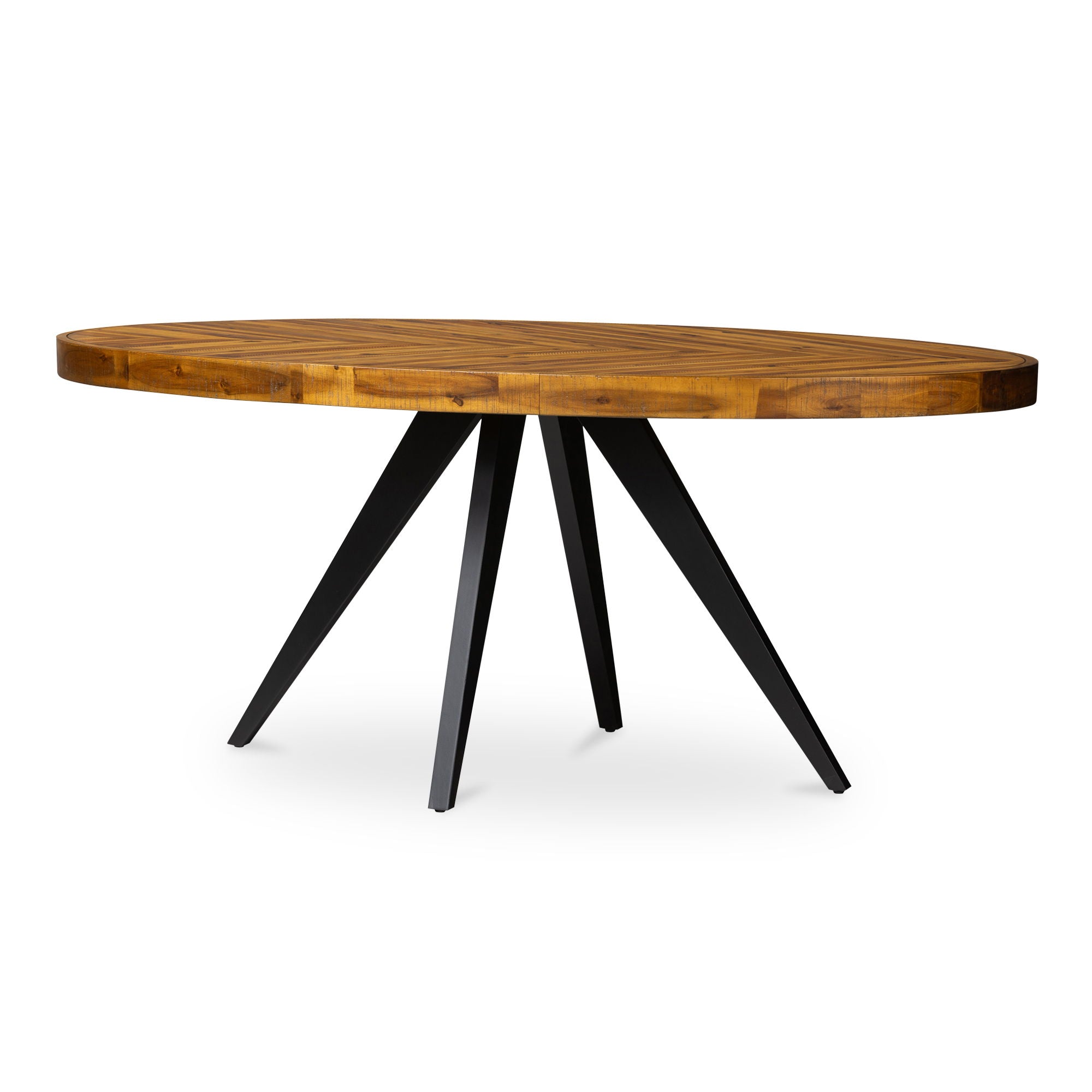 Parq - Oval Dining Table - Amber