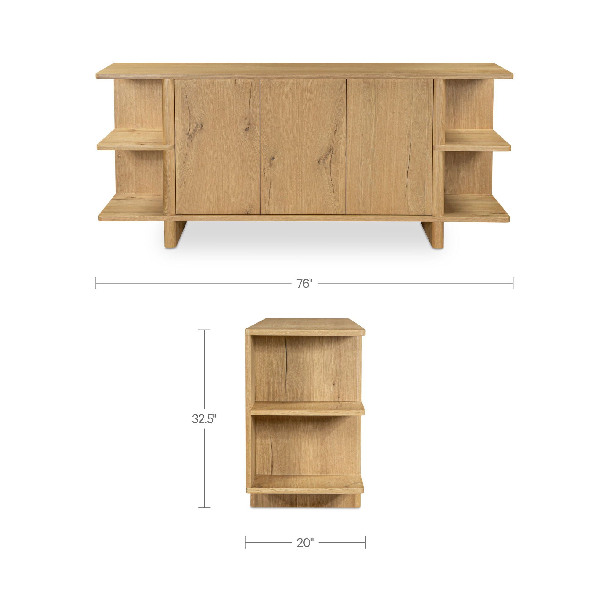 Casey - Sideboard - Rustic Oak