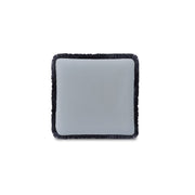 Yasmin - Square Cushion Faux Mohair - Light Blue