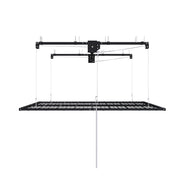 Overhead Garage Storage Rack For High Ceilings & Safety Lock - Black