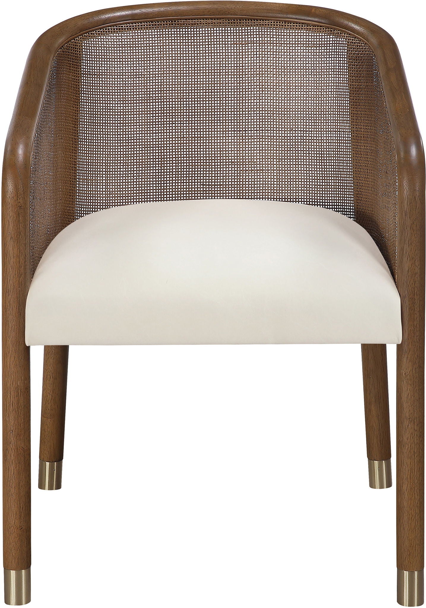 Sylvan - Vegan Leather Dining Chair (Set of 2) - Brown Frame