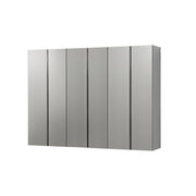Nova Series - Garage Cabinet Set D, 3 Piece, Soft Closing, Wall Mounted - Metallic Gray