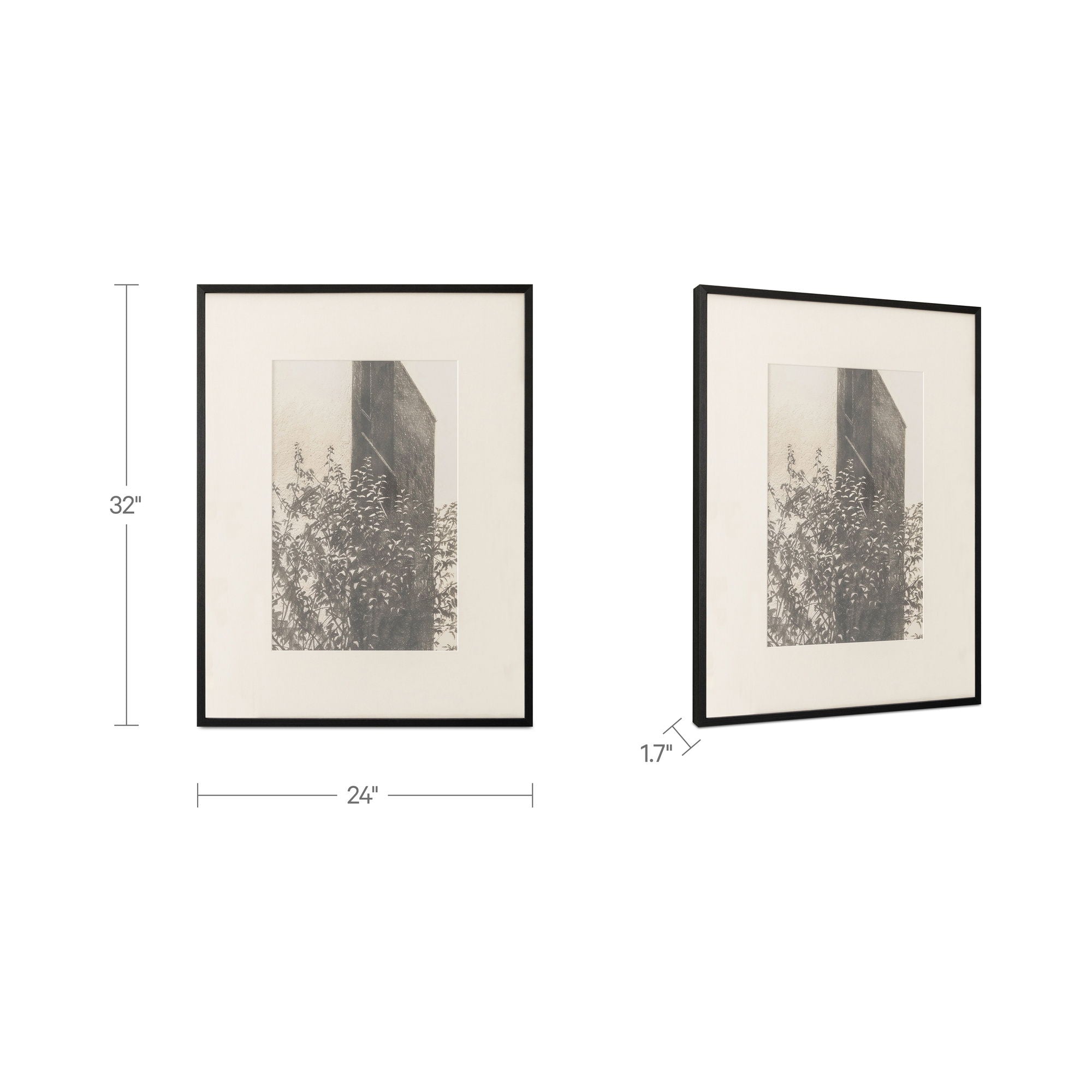 Retreat - Framed Paper Print - Gray